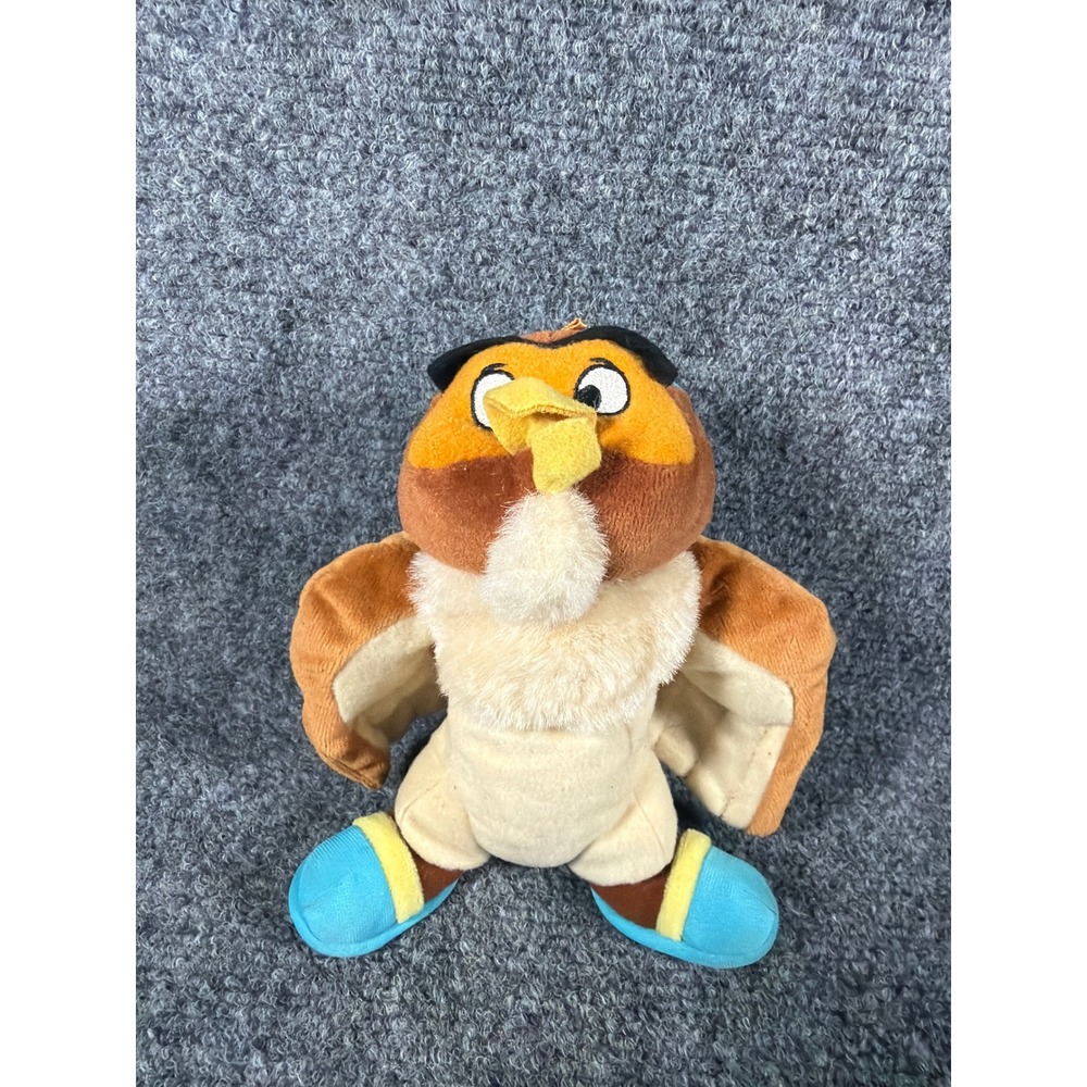 Disney Winnie the Pooh Owl Star Bean Plush Mattel Arcotoys Vintage